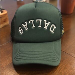 Green Dallas upside down hat true brand